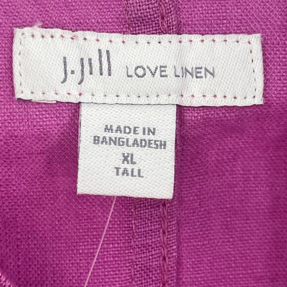 J.Jill Tall Summer Linen women’s blazer and tank top set - Picture 6 of 11